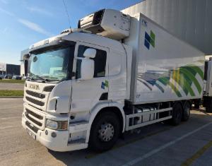 202336 - SCANIA P410 S RASHLADNOM KOMOROM, UREĐAJEM CARRIER SUPRA 1250 MTS2 I UTOVARNOM RAMPOM